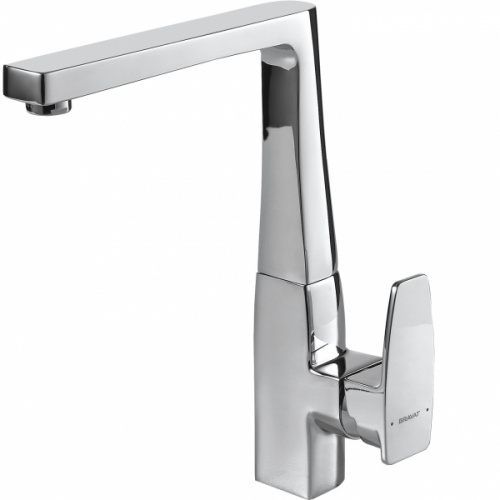 Смеситель для кухни Bravat Riffle F772106C, высокий излив, хром