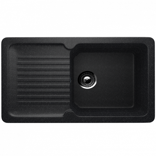 Кухонная мойка Ulgran U-506 77x49,5x21, черный