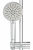 F0153164 Bliss L, душ.комплект: ручн.душ 5 ф-ций d 125 мм, штанга 1000 мм, шланг 1750 мм, шт