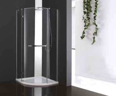 Душевой угол Cezares BERGAMO-R-1-90-ARCO-C-Cr-L-IV 90x90x200