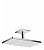 Верхний душ Hansgrohe Rainmaker Select 460 1jet с держателем 24002400, белый/хром