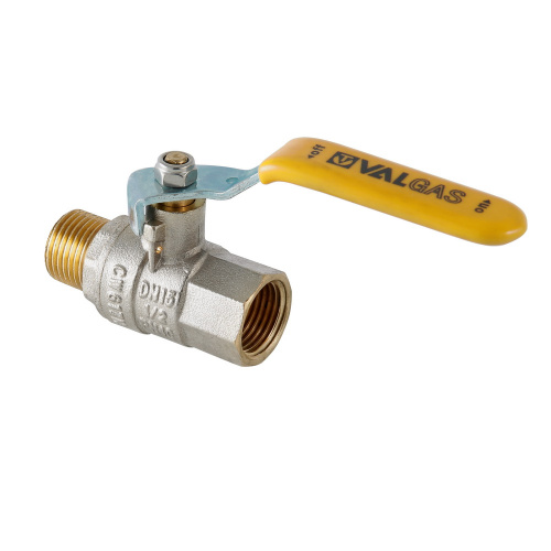 Кран шаровый для газа Valtec Valgas, стальная рукоятка 3/4" ВН-НР