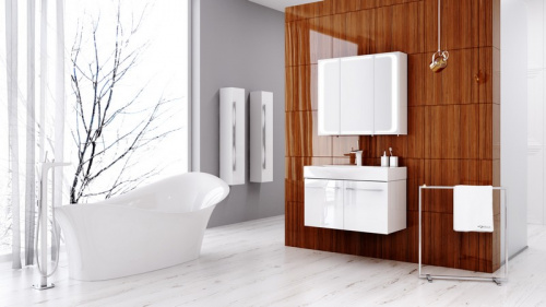 Тумба с раковиной Aqwella 5 Stars Milan Mil.01.10/W, белый