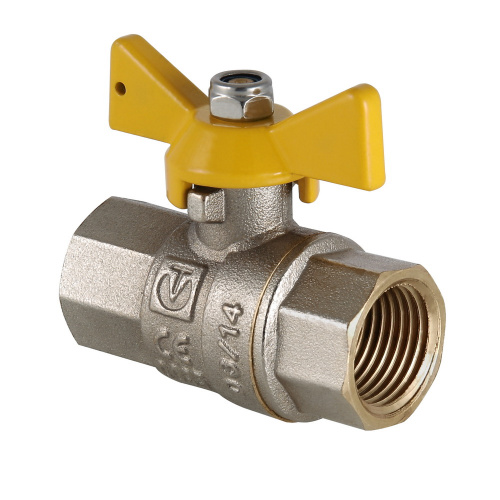 Кран шаровый для газа Valtec Valgas, рукоятка бабочка 1/2" ВН-ВН