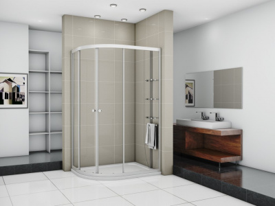 Душевой угол Cezares PRATICO-RH-2-120/90-C-Cr-L 120x90x185