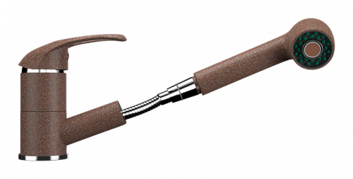 Смеситель для кухни Ulgran U-002, терракот