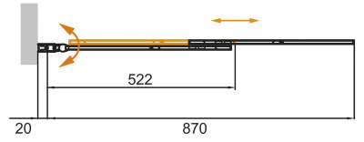 Душевой угол Cezares SLIDER-VF-11-100/150-C-Cr 100x150
