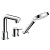 Смеситель на борт ванны Hansgrohe Talis S 72417000, хром