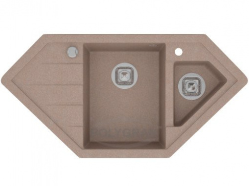 Кухонная мойка Tolero R-114 темно-бежевый, 100x49,6x20