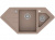 Кухонная мойка Tolero R-114 темно-бежевый, 100x49,6x20