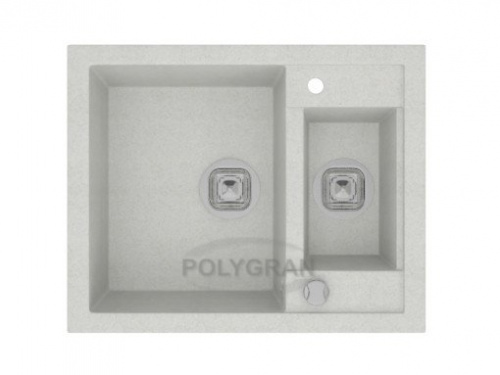 Кухонная мойка Tolero R-109 белый, 62,5x50x20