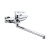 Смеситель для ванны WasserKRAFT Dinkel 5802L, хром