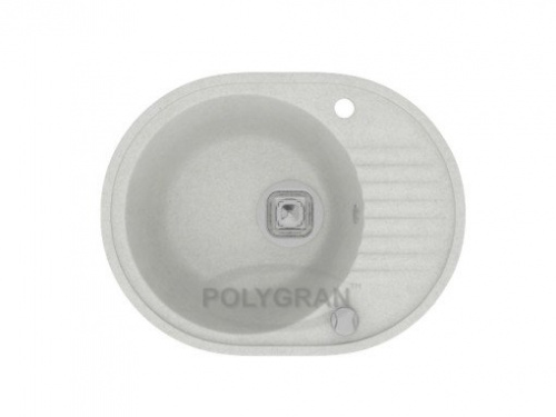 Кухонная мойка Tolero R-122 белый, 57,5x45,5x20