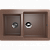 Кухонная мойка Ulgran U-505 77x50x20, терракот