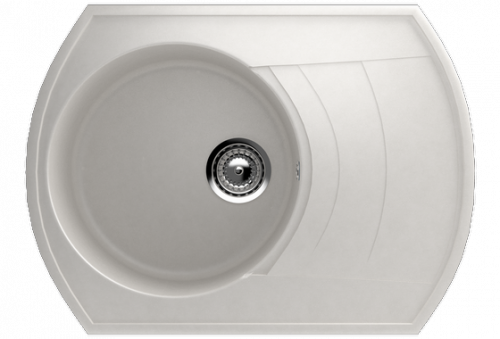 Кухонная мойка Ulgran U-206 64x49x18,5, молочный