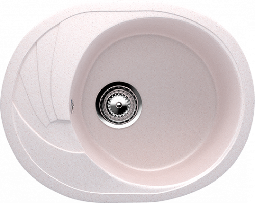 Кухонная мойка Ulgran U-403 58x47x18, светло-розовый