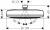 Верхний душ Hansgrohe Crometta 160 1jet 26576400, белый/хром