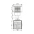 Сливной трап AlcaPlast APV6411 150x150/50 с гидрозатвором Сливной трап AlcaPlast APV6411 150x150/50 с гидрозатвором