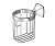 Держатель освежителя WasserKRAFT Wern K-2545, хром