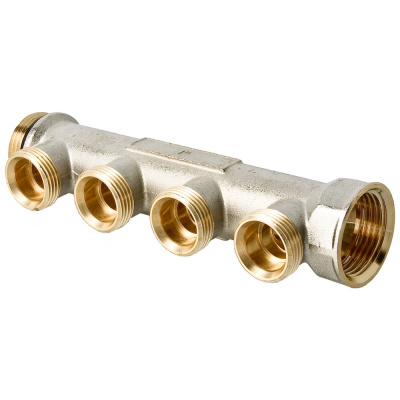 Коллектор Valtec Valtec 1"х3 вых. Евроконус 3/4